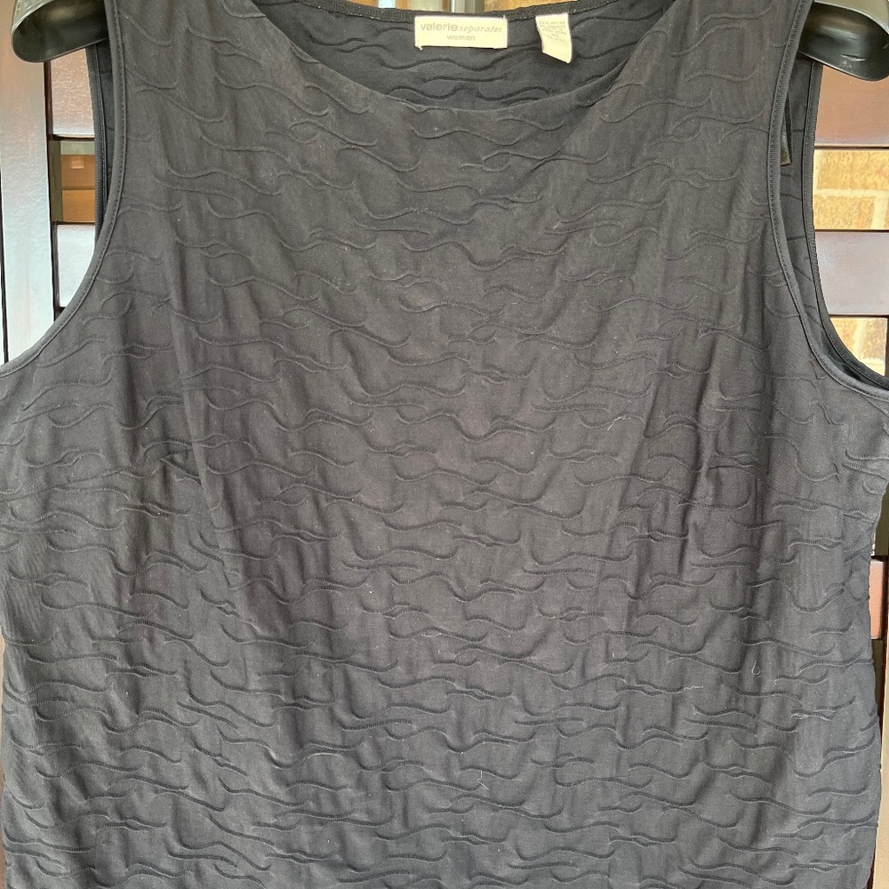 Valerie Separates black sleeveless top